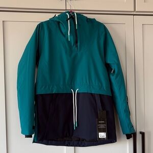 Rossignol Teal and Navy Ski Anorak